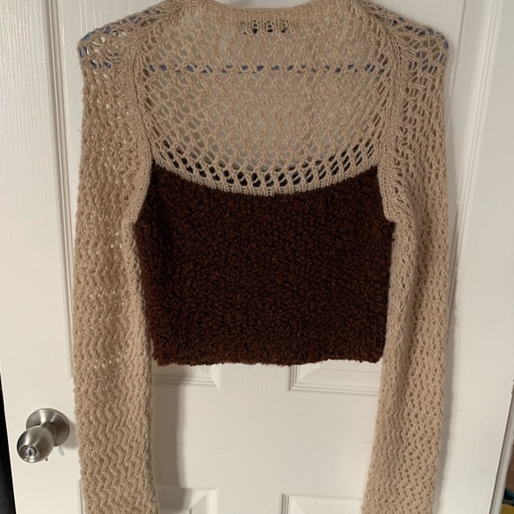 Cropped knitted long sleeve - Picture 3 of 4